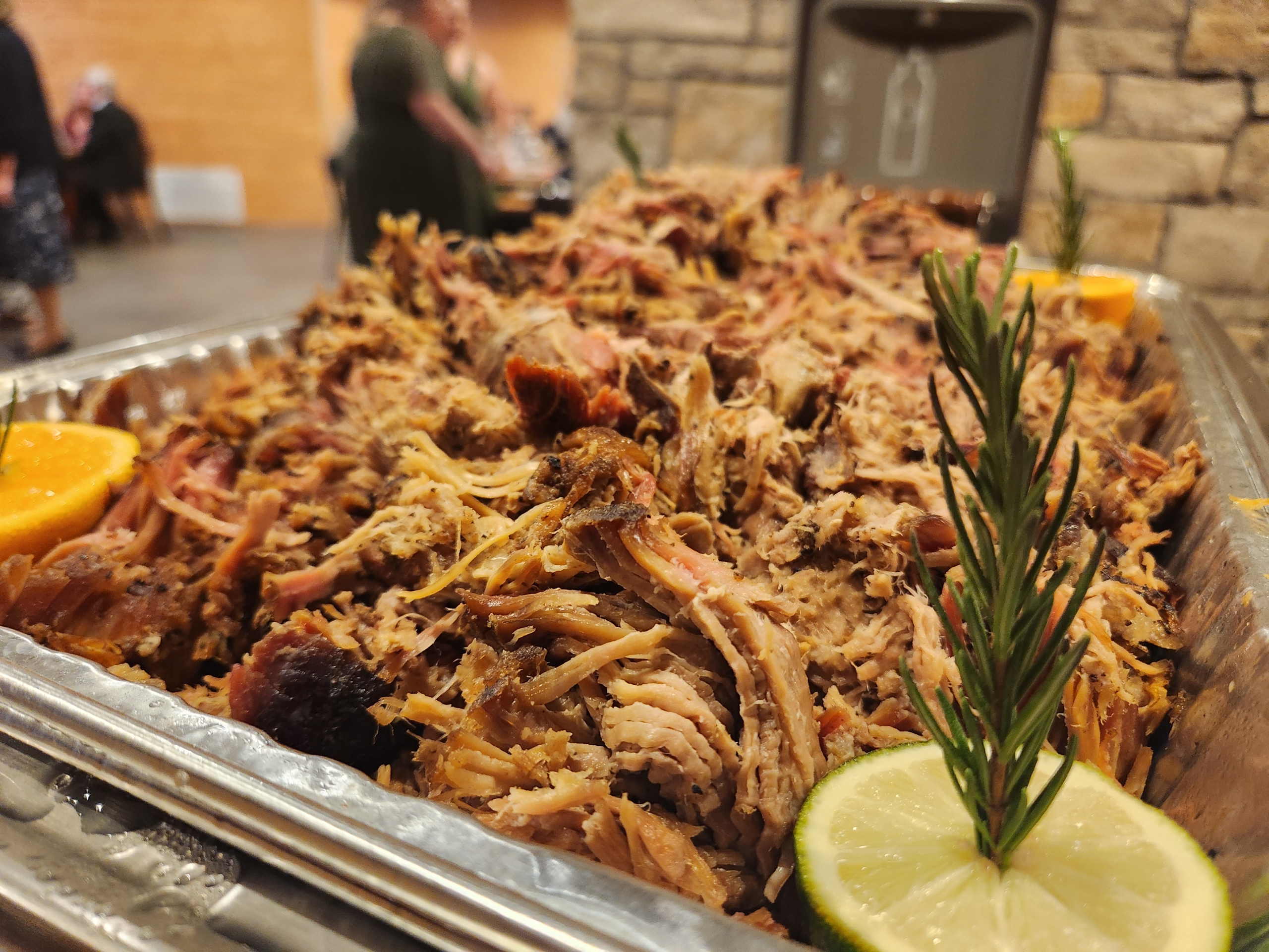 Catered pulled pork tray