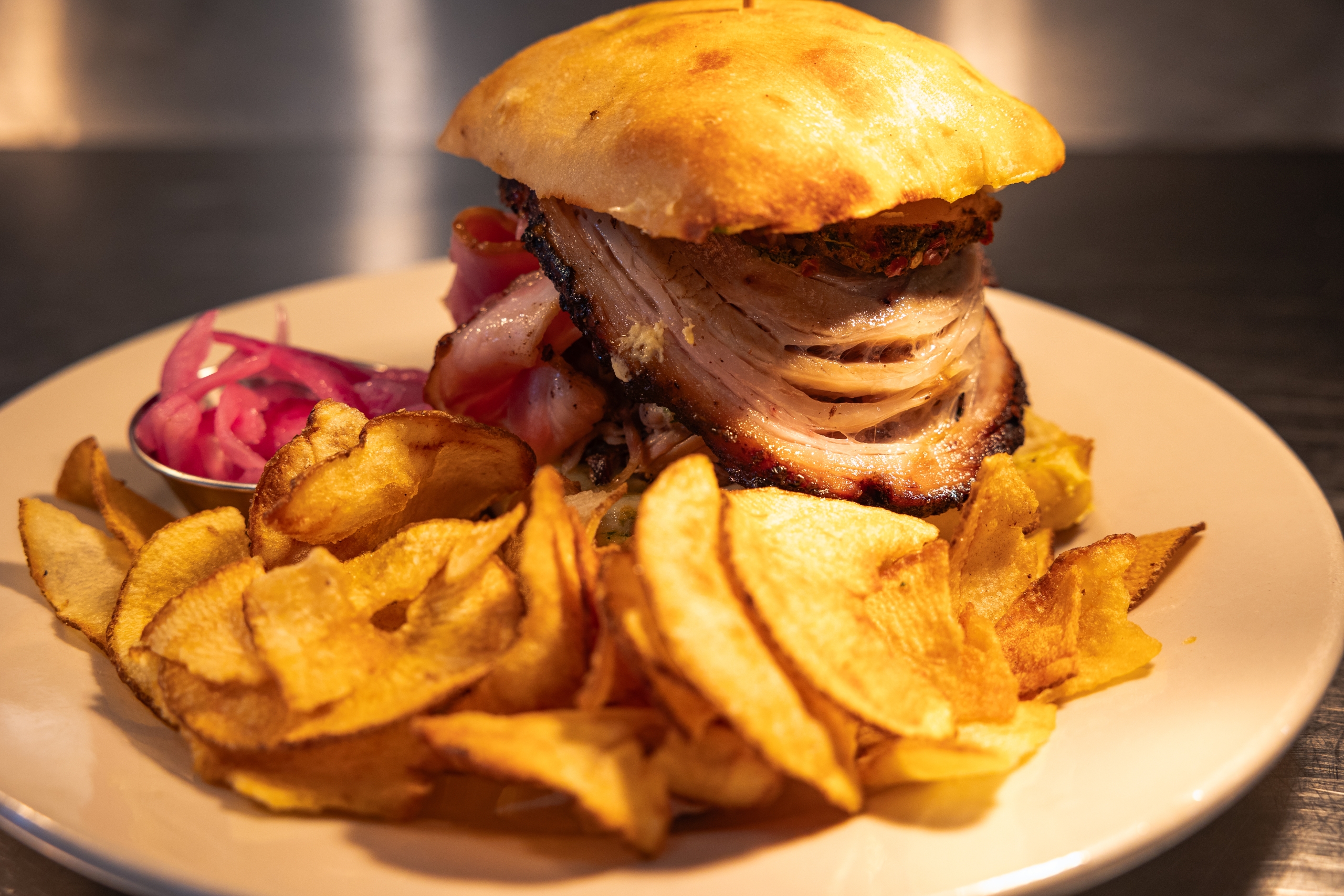 Buddy Boy sandwich and chips to go