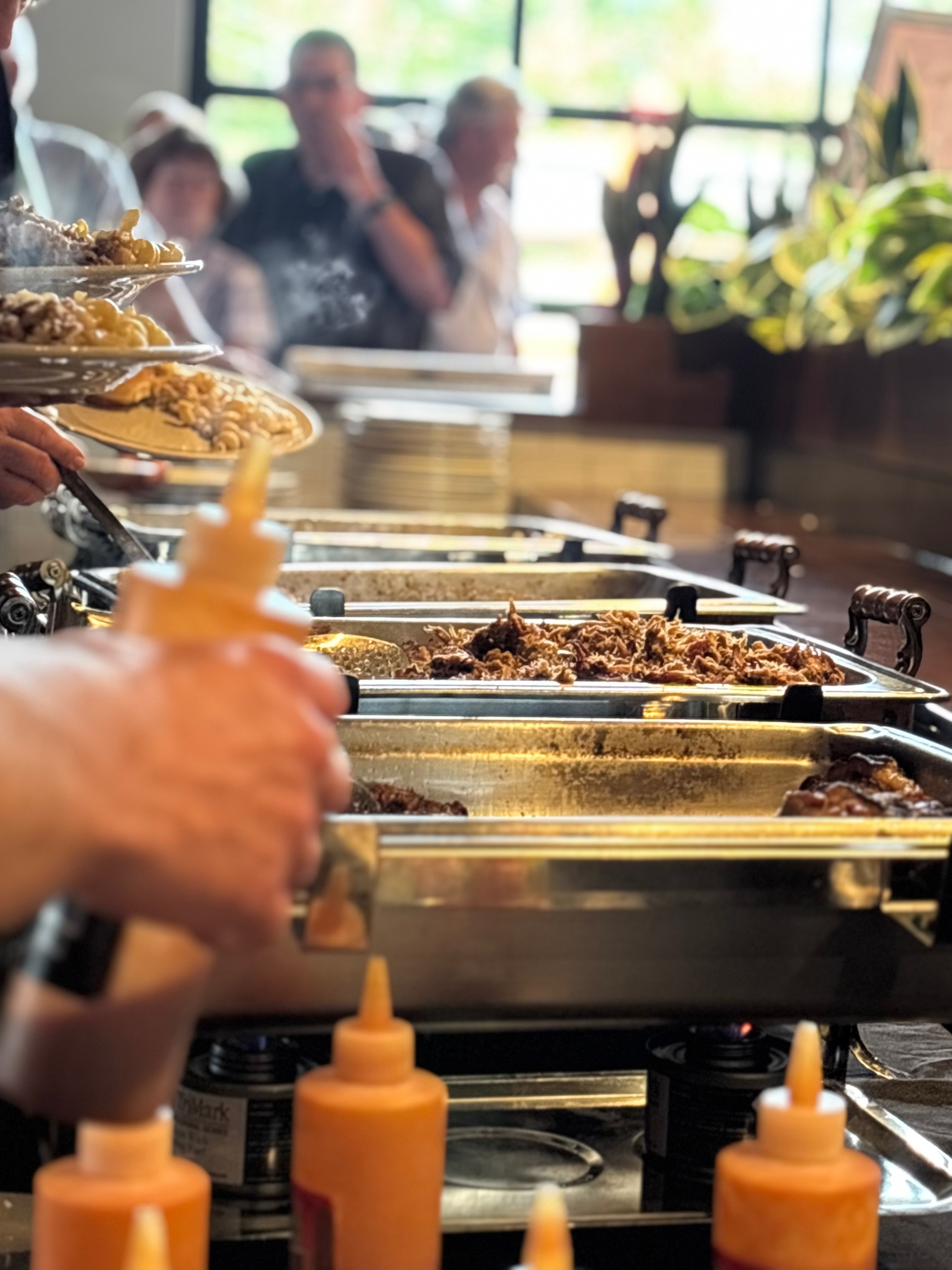 Buddy Boy catering buffet line